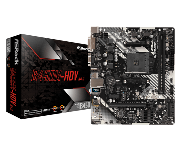 ASRock | B450M-HDV R4.0 |