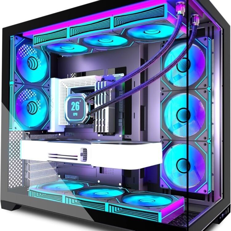 ANSAITE ATX PC CASE H-D9 JUODAS