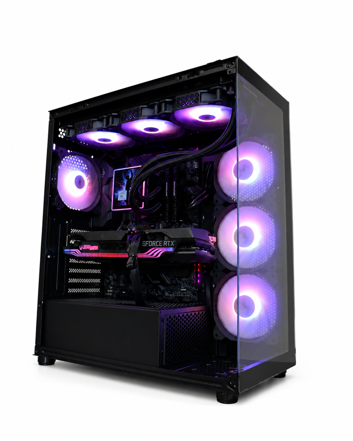 ŽAIDIMŲ KOMPIUTERIS-RYZEN 7 5700X3D - RTX3080 10GB