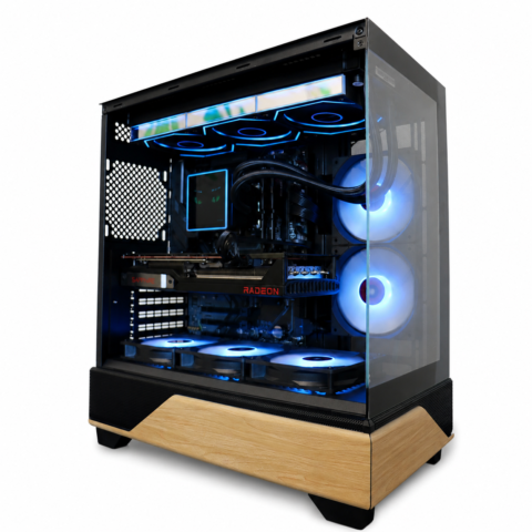 Galingas žaidimų kompiuteris su Ryzen 7 7800X3D ir RX 6800 XT 16GB
