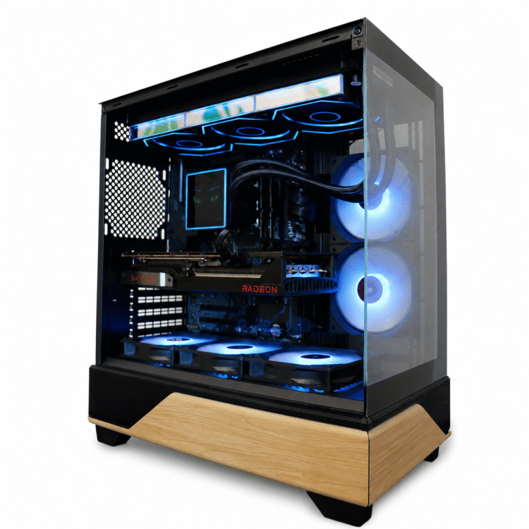 Galingas žaidimų kompiuteris su Ryzen 7 7800X3D ir RX 6800 XT 16GB
