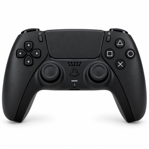 Juodas PS5 DualSense pultelis